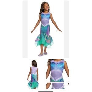 Disney Live Action The Little Mermaid Classic Ariel Costume Girl Medium 7-8 New